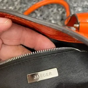 Bags Sale Jaeger Orange Patent Leather Bag Poshmark